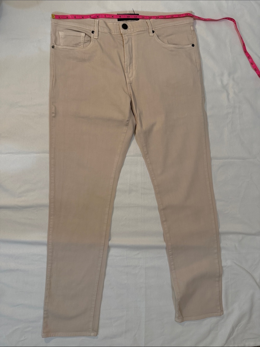 J Brand Men's Slim Jeans in Ecru
